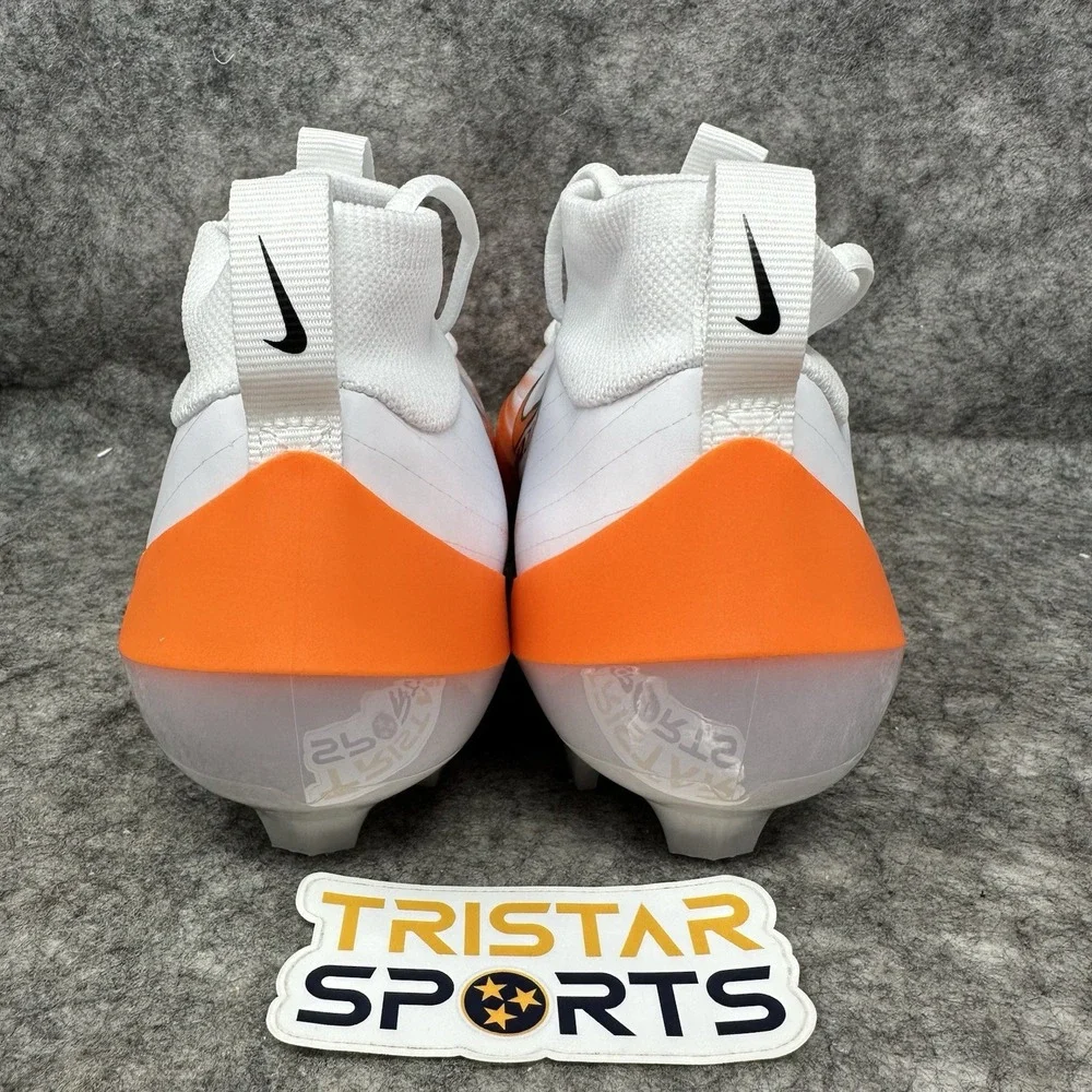 Nike Vapor Pro 1 Football Cleats Mens Size 7.5 White Orange Black HM8850-103